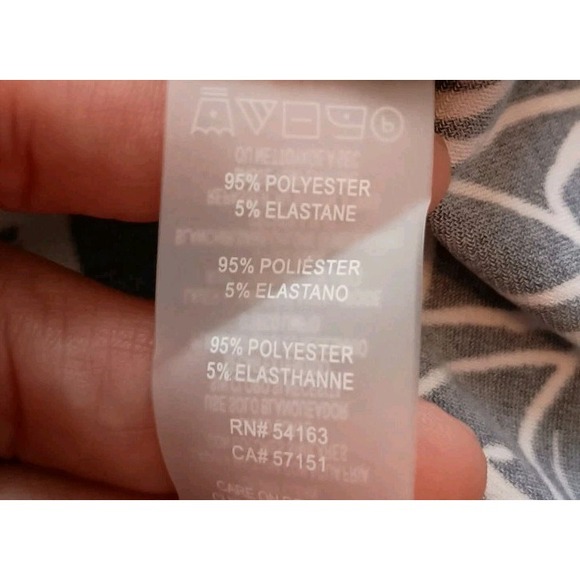 Tommy Hilfiger Navy White Floral V-Neck Shift Dress Size 10 Casual Office Chic - Picture 8 of 11